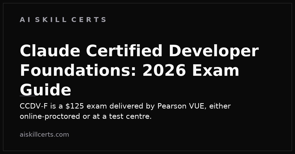 Claude Certified Developer Foundations: 2026 Exam Guide