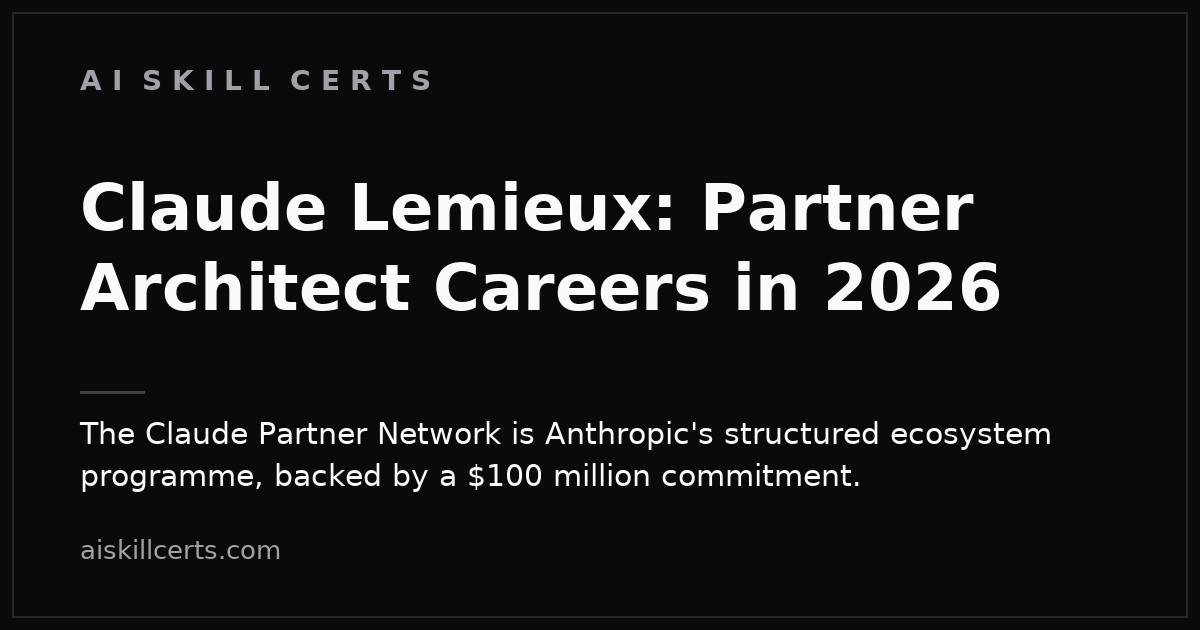 Claude Lemieux: Partner Architect Careers in 2026