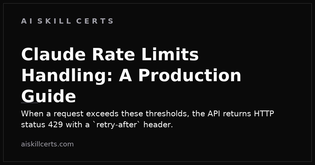 Claude Rate Limits Handling: A Production Guide