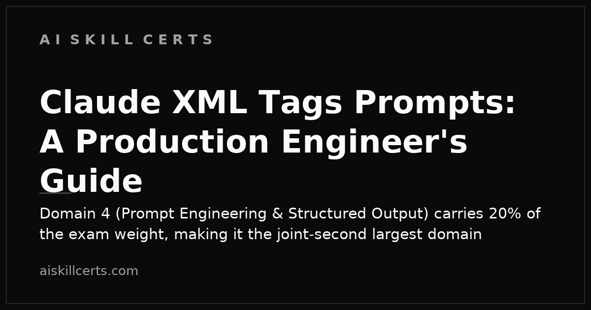 Claude XML Tags Prompts: A Production Engineer's Guide