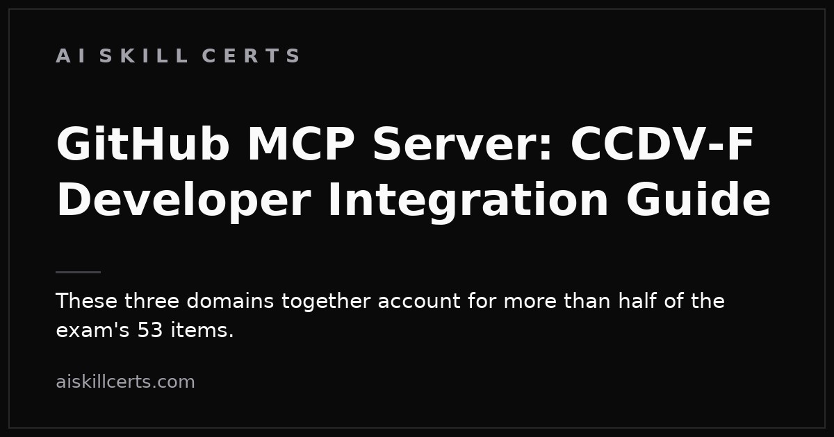 GitHub MCP Server: CCDV-F Developer Integration Guide