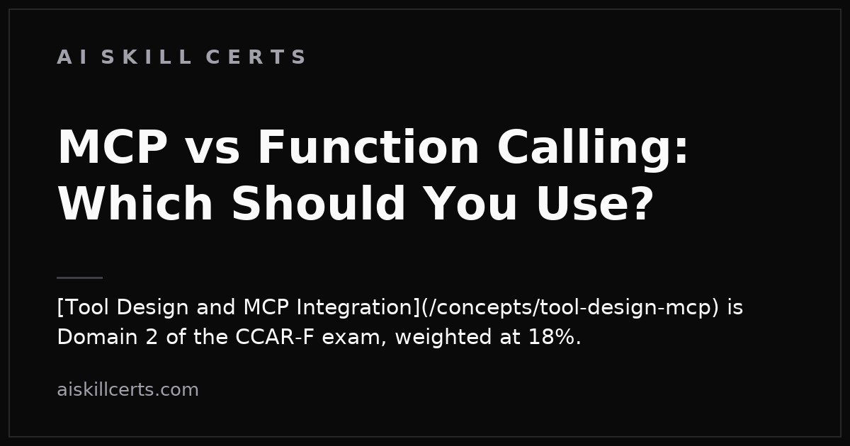 MCP vs Function Calling: Which Should You Use?