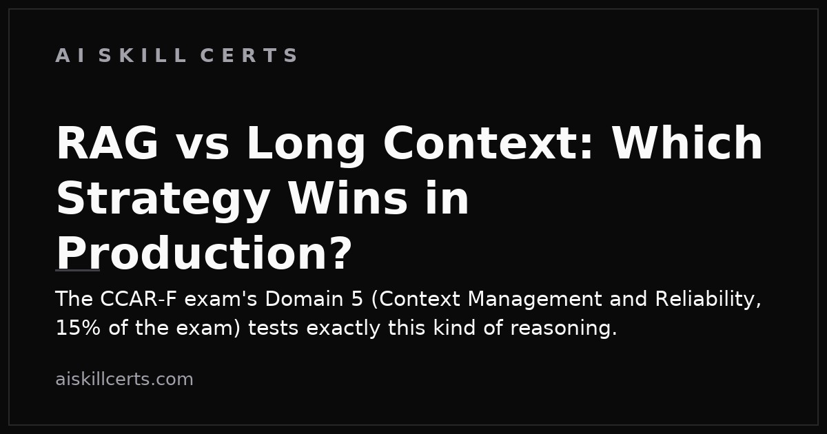 RAG vs Long Context: Which Strategy Wins in Production?